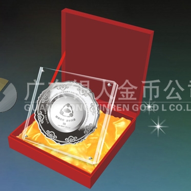 2014年11月：制做深圳金溢科技股份上市公司纪念银盘制作