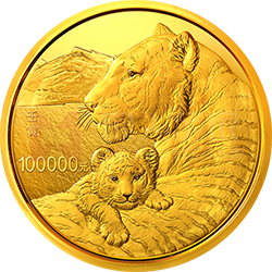 2022中国壬寅（虎）年金银纪念币10公斤圆形金质纪念币