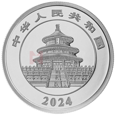 2024版熊猫30克精制铂质纪念币