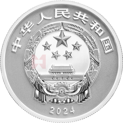 国家宝藏（启蒙奠基）15克银质纪念币（兽面纹铜牌）